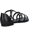 Woman and girl Sandals GEOX D25LXV 043N9 D SOZY  C9244 BLACK-DK SILVER