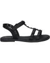 Woman and girl Sandals GEOX J2535I 000BC J SANDAL KARLY  C9997 BLACK