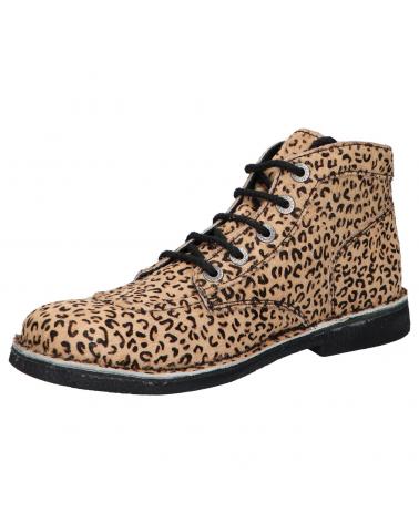 Woman boots KICKERS 828769-50 LEGENDIKNEW  11 BEIGE LEOPARD