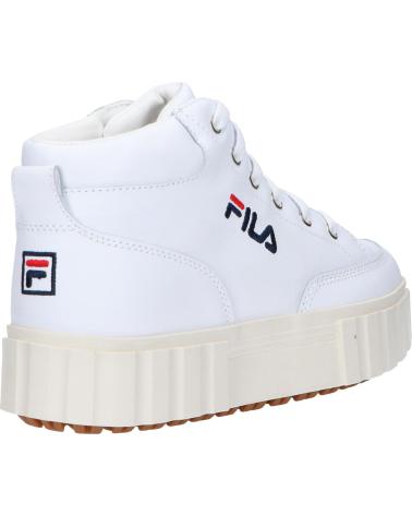Woman and girl and boy sports shoes FILA 1011377 1FG SANDBLAST  WHITE