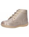 Bottines KICKERS  pour Fille 859954-10 BONBON-2  15 OR