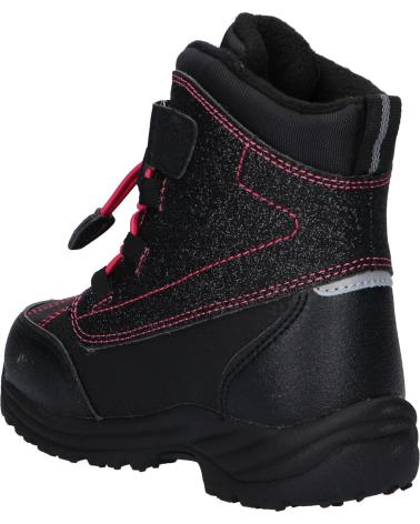 Woman and girl and boy boots KICKERS 736602-30 JUMP WPF  81 NOIR ROSE BRILLANT