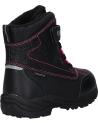 Woman and girl and boy boots KICKERS 736602-30 JUMP WPF  81 NOIR ROSE BRILLANT