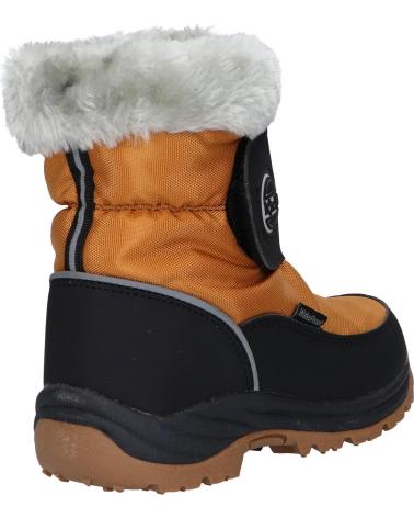 Woman and girl and boy boots KICKERS 744630-30 JUMPSNOW WPF  82 NOIR CAMEL