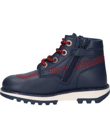 girl and boy Mid boots KICKERS 878741-10 KICKRALLY20  102 MARINE ROUGE