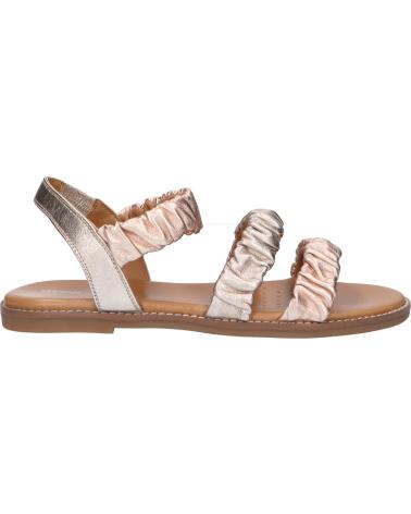 Woman and girl Sandals GEOX D25SDA 000CF D NAILEEN  CB5H8 CHAMPAGNE-ROSE GOLD