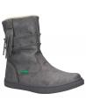 girl boots KICKERS 830171-30 RUMBY  121 GRIS BRILLANT