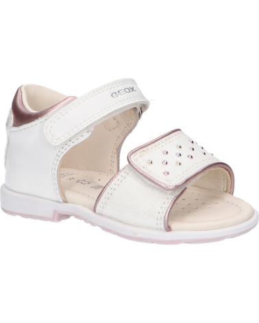 girl Sandals GEOX B3521A 08509 B VERRED  C1253 WHITE-OLD ROSE