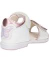 girl Sandals GEOX B3521A 08509 B VERRED  C1253 WHITE-OLD ROSE