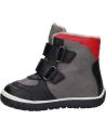 girl and boy boots KICKERS 585574-10 SITROUILLE WPF  12 GRIS NOIR ROUGE
