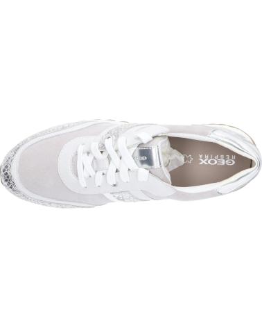 Woman and girl Trainers GEOX D16AQA 085RY D TABELYA  C0007 WHITE-SILVER
