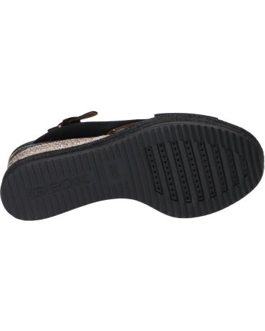 Chaussures compensées GEOX  pour Femme D25GVA 00022 D PONZA  C9999 BLACK