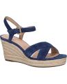 Woman Sandals GEOX D92N7A 00021 D SOLEIL  C4000 BLUE