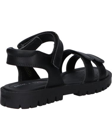 Sandales GEOX  pour Femme et Fille J35FYA 000BC J SANDAL STARBLUSH  C9999 BLACK