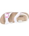 Sandalen GEOX  für Mädchen und Damen J15EAB 000QD J SANDAL COSTAREI  C0563 WHITE-FUCHSIA