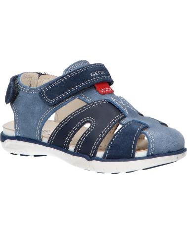 boy Sandals GEOX B354LA 0CL22 B SANDAL DELHI  C0200 BLUE-RED