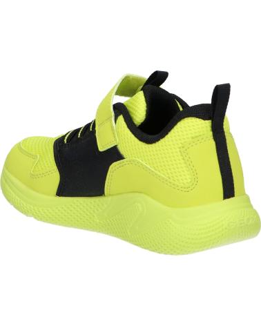 Sneaker GEOX  für Junge J26GBA 0CE14 J SPRINTYE  C3707 LIME-BLACK