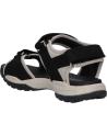 Sandalen GEOX  für Damen D92DWA 0AU15 D BOREALIS  C9263 BLACK-LT GREY