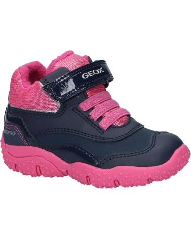 girl Mid boots GEOX B04H1A 0BCM2 B BALTIC B WPF  C4268 NAVY-FUCHSIA