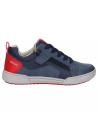 girl and boy Zapatillas deporte GEOX J02BCE 0CLME J POSEIDO  C4244 NAVY-DK RED