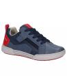 girl and boy Zapatillas deporte GEOX J02BCE 0CLME J POSEIDO  C4244 NAVY-DK RED