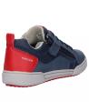 girl and boy sports shoes GEOX J02BCE 0CLME J POSEIDO  C4244 NAVY-DK RED