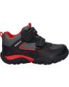 boy sports shoes GEOX J042YA 0CEBU J BALTIC B WPF  C0048 BLACK-RED