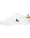Sneaker LE COQ SPORTIF  für Herren 2410698 COURTSET2  OPTICAL WHITE-TAN