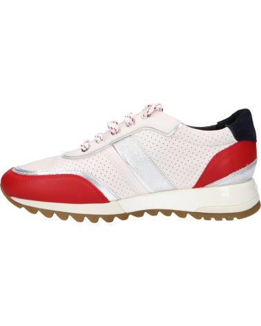 Sportif GEOX  pour Femme D02AQA 00085 D TABELYA  C0644 OFF WHITE-RED