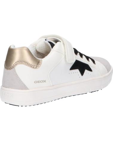 Sneaker GEOX  für Damen und Mädchen J35DWA 08554 J SILENEX  C0588 WHITE-PLATINUM
