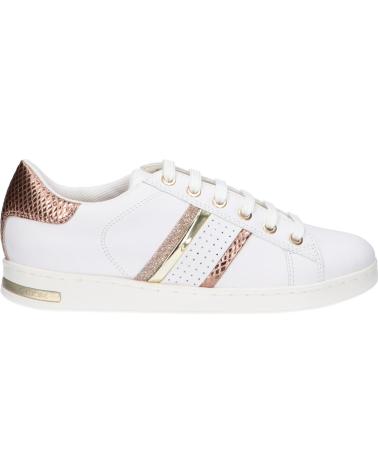 Woman and girl Trainers GEOX D351BB 085KY D JAYSEN  C1ZH8 WHITE-ROSE GOLD