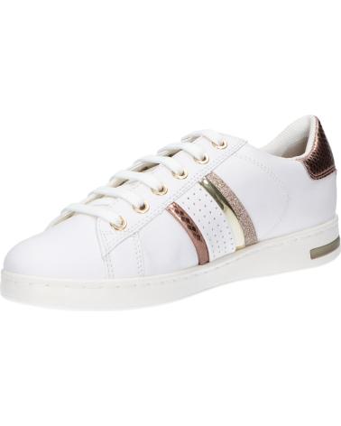 Woman and girl Trainers GEOX D351BB 085KY D JAYSEN  C1ZH8 WHITE-ROSE GOLD