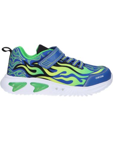 Sneaker GEOX  für Junge J35DZC 011CE J ASSISTER  C4165 ROYAL-GREEN