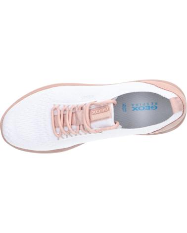 Woman and girl Trainers GEOX D15NUA 06K22 D SPHERICA  C1Q8Z OFF WHITE-NUDE