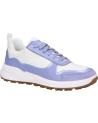 Woman and girl Trainers GEOX D35FXB 09J11 D PG1X  C8260 LT VIOLET-WHITE