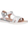 Sandalen GEOX  für Damen D02GZB 00040 D SANDAL HIVER  C1007 SILVER