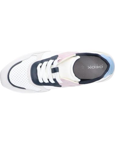 Woman and girl Trainers GEOX D25RRB 01122 D RUNNTIX  C1Z8W WHITE-LT ROSE