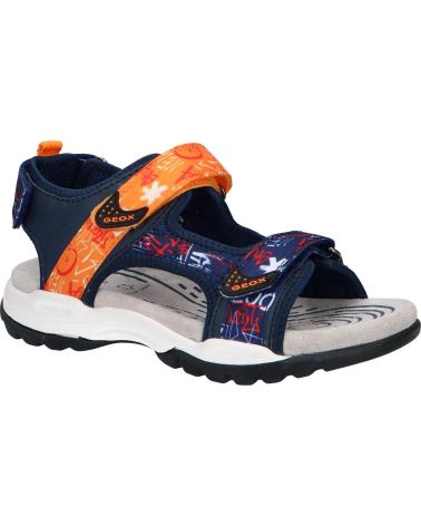 Sandalias GEOX  de Niño J350RB 01454 J BOREALIS  C0820 NAVY-ORANGE