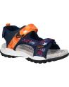 Sandali GEOX  per Bambino J350RB 01454 J BOREALIS  C0820 NAVY-ORANGE