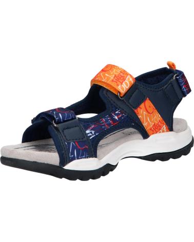 Sandali GEOX  per Bambino J350RB 01454 J BOREALIS  C0820 NAVY-ORANGE