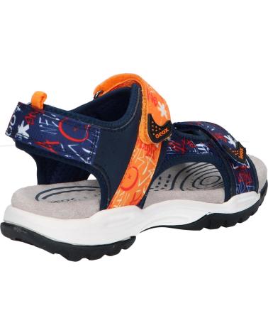 Sandali GEOX  per Bambino J350RB 01454 J BOREALIS  C0820 NAVY-ORANGE