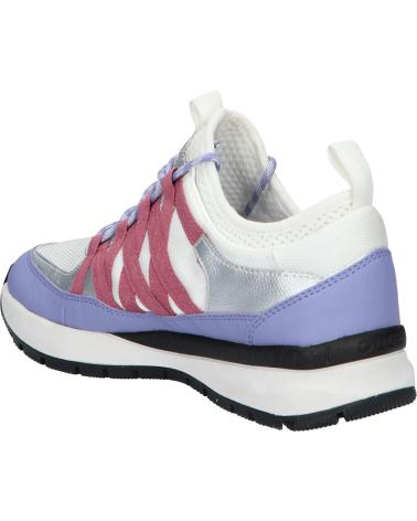 Woman and girl Trainers GEOX D35BEA 0FU04 D BRAIES B ABX  C0793 WHITE-LT VIOLET