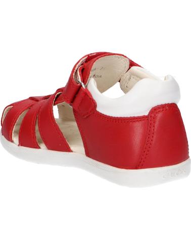 boy Sandals GEOX B254VA 08554 B SANDAL MACCHIA  C0003 RED-WHITE