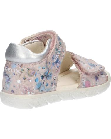 Sandales GEOX  pour Fille B351YB 007NF B SANDAL ALUL  C8237 LT ROSE-SILVER