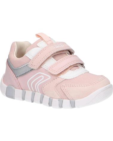 Sneaker GEOX  für Mädchen B3558C 022AS B IUPIDOO  C8W1Z LT ROSE-WHITE