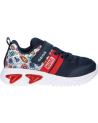 boy Trainers GEOX J45DZD 01554 J ASSISTER  C4243 NAVY-MULTICOLOR