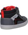 Botines GEOX  de Niño B161NA 054AU B GISLI  C0062 DK GREY-BLACK