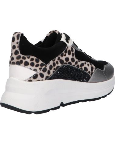 Woman sports shoes GEOX D16FLB 02207 D BACKSIE  C9876 BLACK-OFF WHITE
