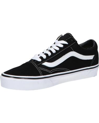 Man and Woman and girl and boy Trainers VANS OFF THE WALL VN000D3HY281 OLD SKOOL  BLACK-WHITE