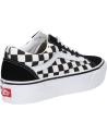 Woman and girl and boy Trainers VANS OFF THE WALL VN0A3B3UHRK1 OLD SKOOL PLATFORM  BLACK-TR WHITE